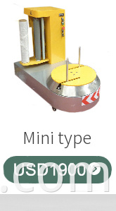 Emballage de film étirable pour bagages/fournisseur automatique de fabricant de machine d'emballage de bagages d'aéroport